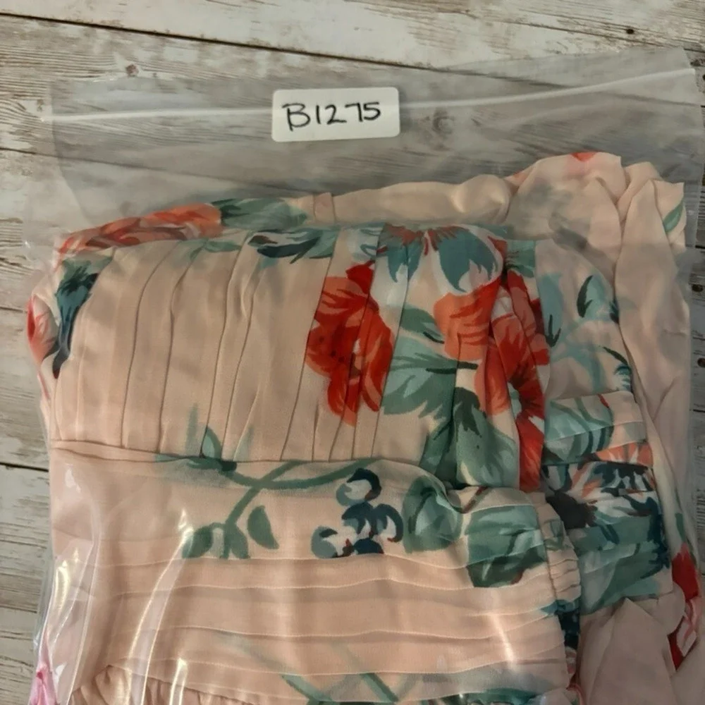 LULUS Garden Meandering Blush Floral Print Maxi Dress Medium Cottage Coquette - Picture 13 of 13